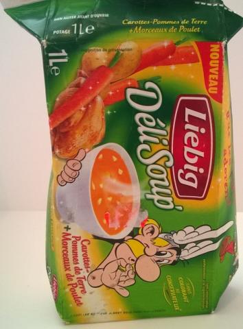 Uderzo (Asterix) - Werbung - Albert UDERZO - Astérix - Liebig/Campbell - DéliSoup' - emballage brique cartonnée
