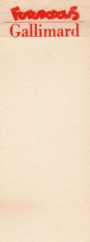 Lesezeichen -  - Futuropolis/Gallimard - petit marque-page