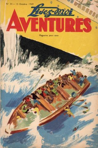 Lisez-moi Aventures n° 35 -  - Lisez-moi Aventures n° 35 - 15/10/1949 - C. Marriott/Norbert Casteret/Roger Vercel/Jack London/Jean d'Agraives/Gaston-Ch. Richard