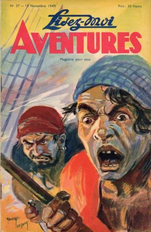 Lisez-moi Aventures n° 37 -  - Lisez-moi Aventures n° 37 - 15/11/1949 - Mermoz/Jean d'Agraives/Édouard Peisson/C. Marriott/Simenon/H.-G. Wells
