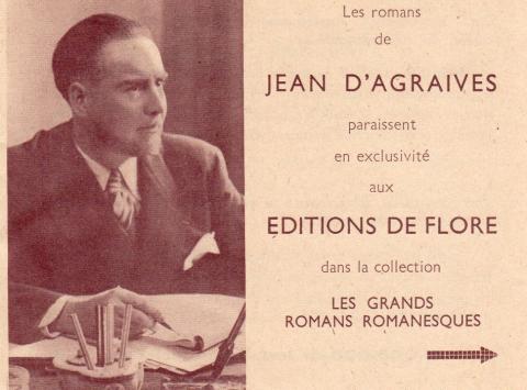 de Flore - Jean d'AGRAIVES - Éditions de Flore - Jean d'Agraives - prospectus 4 pages