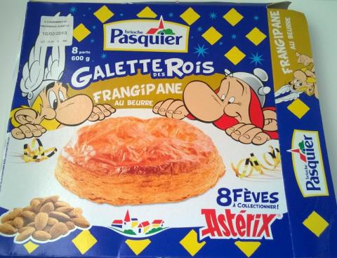 Uderzo (Asterix) - Werbung - Albert UDERZO - Astérix - Pasquier 2012/2013 - galette des rois frangipane 6 parts - emballage