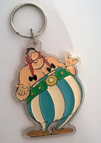 Uderzo (Asterix) - Verschiedene Dokumente u. Objekte - Albert UDERZO - Astérix - Bliss-Brabo 1989 - porte-clés Obélix - 9 cm