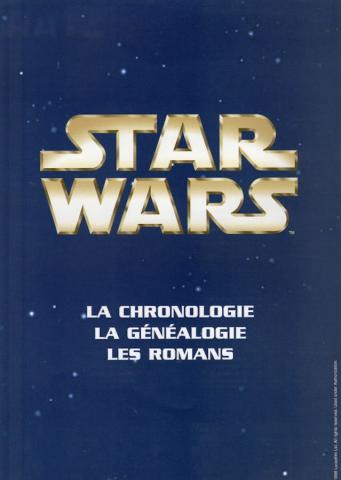 Star Wars - documents et objets divers -  - Star Wars - La chronologie, la généalogie, les romans - Pocket jeunesse - prospectus 4 pages
