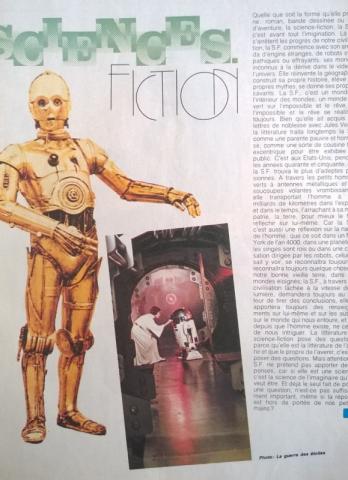 Science Fiction/Fantasy - Film -  - Junior n° 35/36 - 31/08/1978 - Sciences-Fiction, article illustré (Star Wars, Tintin, Planète des Singes)