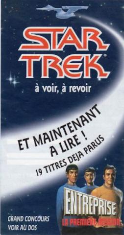 Star Trek -  - Star Trek à voir, à revoir et maintenant à lire ! - prospectus avec concours