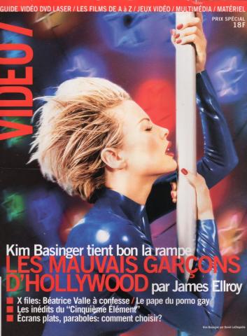 Cinéma, théâtre, télévision - Magazines -  - Vidéo 7 n° 191 - septembre 1998 - Kim Basinger/James Ellroy/Béatrice Valle/Jean-Jacques Annaud/Michel Gondry/Le pape du porno gay