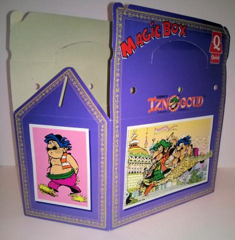Tabary (Iznogoud) (Documents et Produits dérivés) - Jean TABARY - Tabary - Iznogoud - Quick Magicbox - 1997 - boîte décorée bleu/violet
