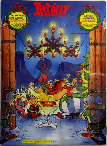Uderzo (Asterix) - Werbung - Albert UDERZO - Astérix - calendrier de l'Avent chocolat au lait - 8102044 - Le banquet de Noël