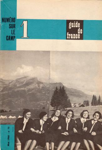 Scouting -  - Guide de France n° 75 - mai 1966 - Numéro sur le camp 1