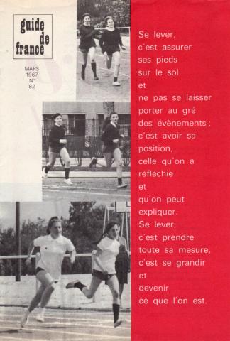 Scouting -  - Guide de France n° 82 - mars 1967