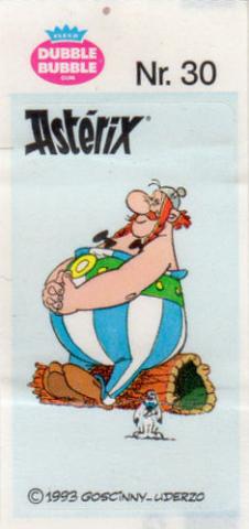 Uderzo (Asterix) - Werbung - Albert UDERZO - Astérix - Fleer - Dubble Bubble Gum - 1993 - Sticker - Nr. 30