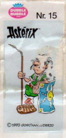 Uderzo (Asterix) - Werbung - Albert UDERZO - Astérix - Fleer - Dubble Bubble Gum - 1993 - Sticker - Nr. 15 - Légionnaire amoché