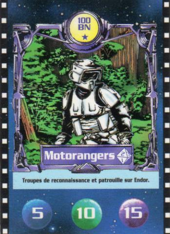 Star Wars - publicité - George LUCAS - Star Wars - BN - 1993 - Le Défi du Jedi - Motorangers