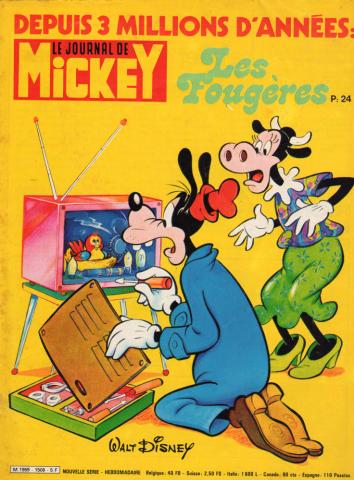 LE JOURNAL DE MICKEY n° 1508 -  - Le Journal de Mickey n° 1508 - 24/05/1981 - Depuis 3 millions d'années : les fougères