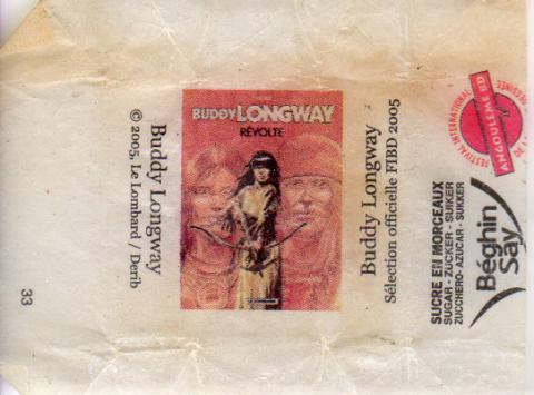 YAKARI - DERIB - Derib - Béghin Say - BD sélection officielle 2005 - Buddy Longway - enveloppe de sucre