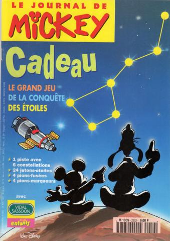 LE JOURNAL DE MICKEY n° 2252 -  - Le Journal de Mickey n° 2252 - 16/08/1995 - Le grand jeu de la conquête des étoiles