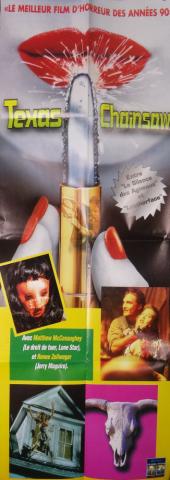 Science Fiction/Fantasy - Film - Kim HENKEL - Texas Chainsaw - affiche vidéoclub - 60 x 160 cm - Matthew McConaughey/Renee Zellweger