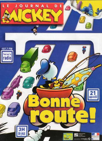 Disney - Sonstige Dokumente u. Gegenstände -  - Le Journal de Mickey - Vinci Autoroutes du Sud de la France - été 2007 - édition spéciale Sécurité routière - Bonne route !