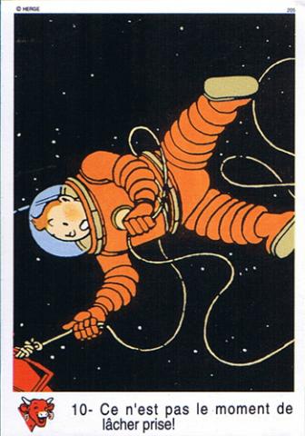 Hergé - Werbung - HERGÉ - Tintin - La vache qui rit - image 10 - Ce n'est pas le moment de lâcher prise !