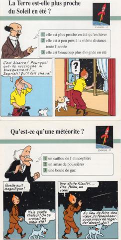 Hergé (Tintinophilie) - En voiture Tintin (Atlas) -  - Atlas - fiches Tintin - Univers - 13/37 - 2 fiches (sur 77)