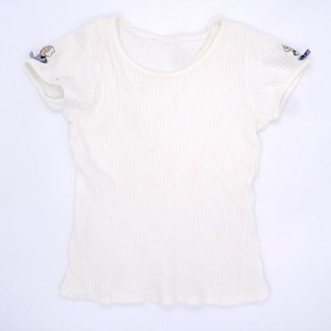 BÉCASSINE - PINCHON - Bécassine - petit tee-shirt orné d'une petite broderie sur la manche