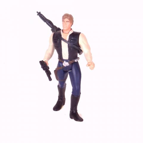Star Wars - jeux, jouets, figurines -  - Star Wars - Kenner - 1995 - figurine Han Solo avec 2 armes