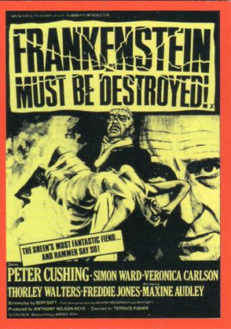 Science Fiction/Fantasy - Film -  - Cornerstone - Hammer Horror Trading Cards - #71 Frankenstein Must Be Destroyed