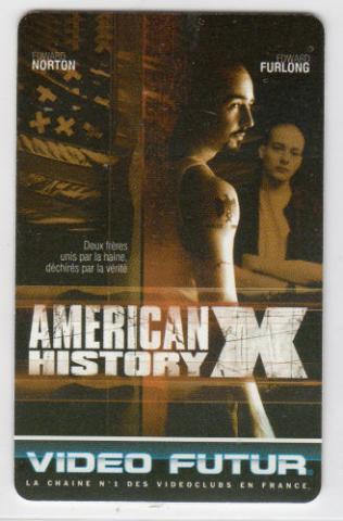Kino -  - Video Futur - Carte collector n° 80 - American History X - Edward Norton/Edward Furlong