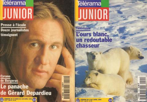 Franck MARGERIN -  - Télérama Junior n° 114-115 - 1994 - Manu - La chasse aux canards - prépublication