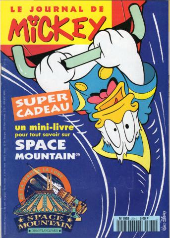 LE JOURNAL DE MICKEY n° 2241 -  - Le Journal de Mickey n° 2241 - 31/05/1995 - Super cadeau : un mini-livre pour tout savoir sur Space Mountain (Disneyland Paris)