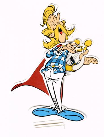 Uderzo (Asterix) - Werbung - Albert UDERZO - Astérix - Mars/Snickers/Twix - 1996 - Figurine articulée Assurancetourix