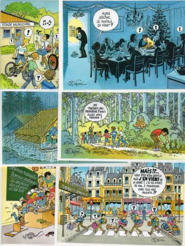 Scouting - Bernard DUFOSSÉ - Bernard Dufossé - Scouts de France - Série de 6 cartes postales originales