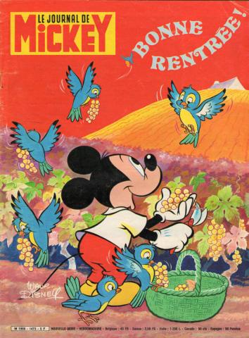 LE JOURNAL DE MICKEY n° 1473 -  - Le Journal de Mickey n° 1473 - 21/09/1980 - Bonne rentrée !