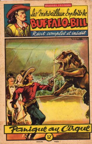 Duclos - Georges FRONVAL - Les Merveilleux exploits de Buffalo-Bill - 42 - Panique au cirque