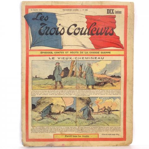 Les TROIS COULEURS n° 58 -  - Les Trois couleurs - Épisodes, contes et récits de la Grande Guerre - n° 58 - 13/01/1916 - Le vieux chemineau
