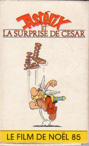 Uderzo (Asterix) - Cine - Albert UDERZO - Astérix - Seita 1985 - La Surprise de César, le film de Noël 1985 - Astérix envoie valdinguer un Romain - boîte d'allumettes
