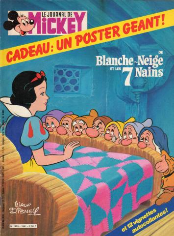 LE JOURNAL DE MICKEY n° 1641 -  - Le Journal de Mickey n° 1641 - 11/12/1983 - Blanche-Neige et les sept nains