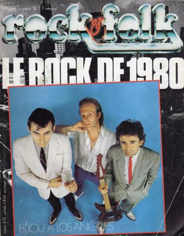 Musikzeitschriften -  - Rock & Folk n° 154 - novembre 1979 - Le rock de 1980/Bijou à Los Angeles