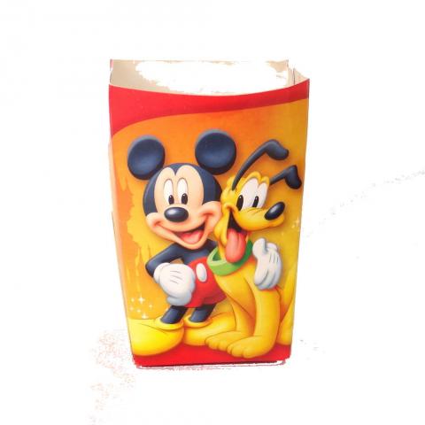 Disneyland -  - Disneyland Resort Paris - Mickey et Pluto - Gobelet carré - 10,5 cm