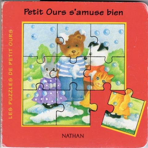 Nathan hors collection - Jane BRETT - Les Puzzles de Petit Ours - Petit Ours s'amuse bien