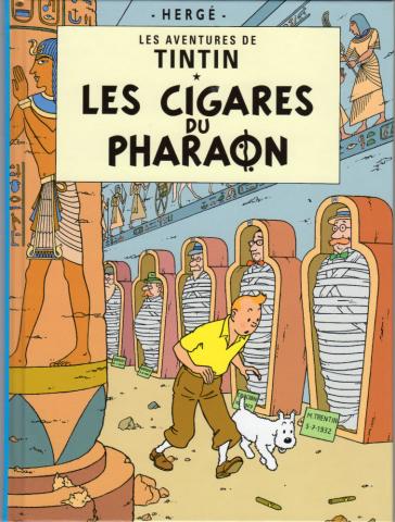 Hergé - Werbung - HERGÉ - Tintin - Le Figaro - Édition spéciale du 77e anniversaire - mini-album 1/7 - Les Cigares du Pharaon