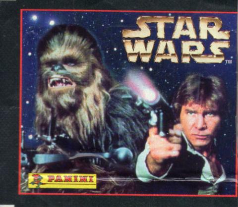 Star Wars - images -  - Star Wars - Panini - 1996 - pochette vide - Chewbacca/Han Solo