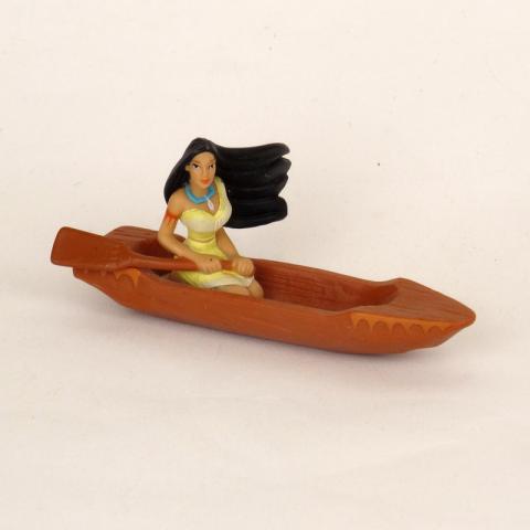 Disney - Figurines - DISNEY (STUDIO) - Disney - Pocahontas dans son canoë - figurine