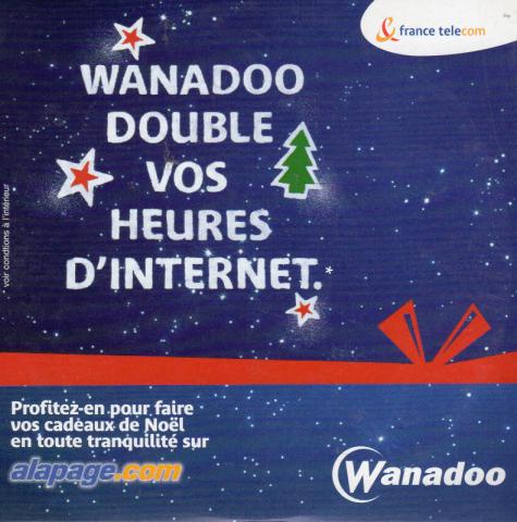 Kollektionen, Creative Leisure, Model -  - France Telecom - Wanadoo double vos heures d'Internet/Profitez-en pour faire vos cadeaux de Noël en toute tranquillité sur alapage.com - version 5,23 io - CD-rom d'installation