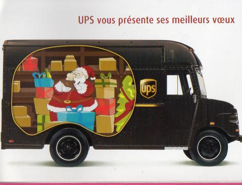 Automobil, mechanische Sportarten -  - UPS vous présente ses meilleurs vœux - Carte promotionnelle (4 pages)
