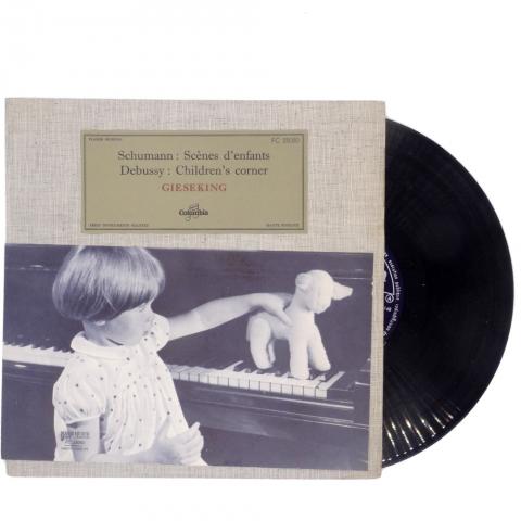 Audio/Video- Klassische Musik -  - Schumann : Scènes d'enfants/Debussy : Children's Corner - Gieseking - disque 33 tours 25 cm - Columbia FC 25080