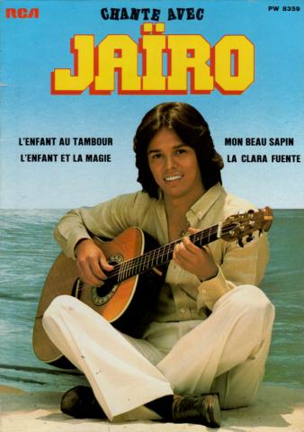 Audio/Video - Pop, Rock, Jazz -  - Chante avec Jaïro - L'enfant au tambour/Mon beau sapin/La clara fuente/L'enfant et la magie - livre-disque - RCA PW 8359