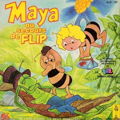 TV - Waldemar BONSELS - Maya au secours de Flip - livre-disque Le Petit Ménestrel ALB-187