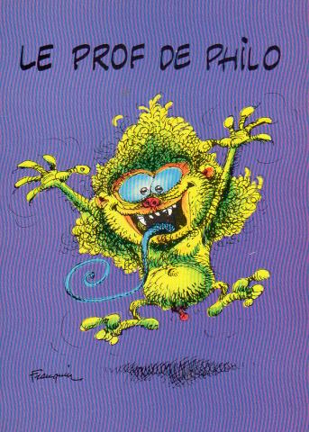 Franquin (Documents et Produits dérivés) - André FRANQUIN - Franquin - Dalix - carte postale n° 8 - Au bahut : Le prof de philo